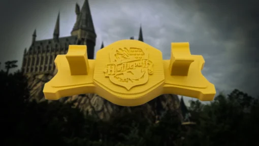 Yellow Wizarding House Wand Stand - Image 5