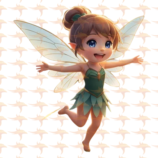 Fairy Chibi Girls Clipart Set 1 - Image 3
