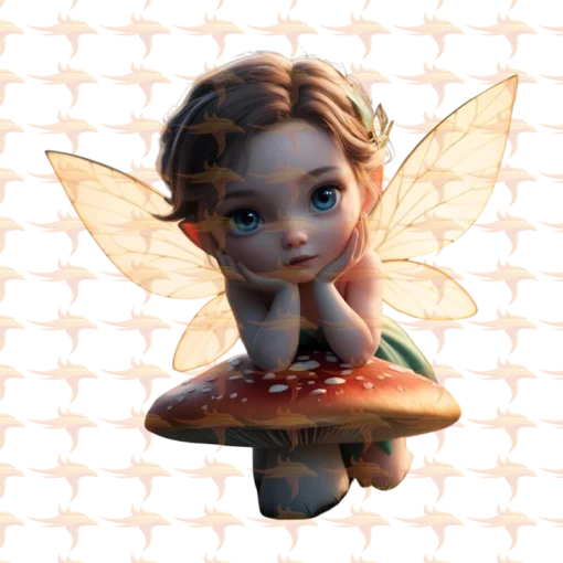 Fairy Chibi Girls Clipart Set 1 - Image 12