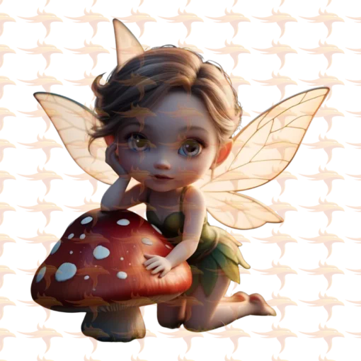 Fairy Chibi Girls Clipart Set 1 - Image 13