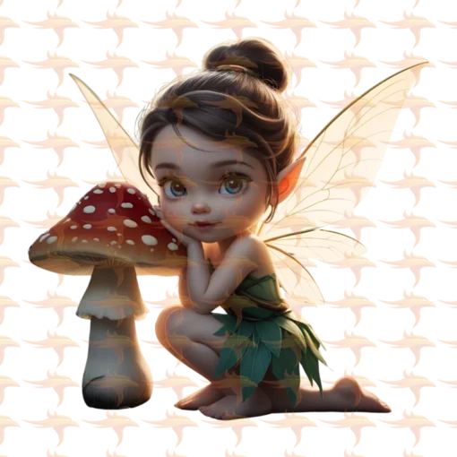 Fairy Chibi Girls Clipart Set 1 - Image 14