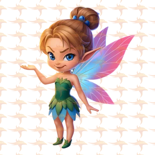 Fairy Chibi Girls Clipart Set 1 - Image 17