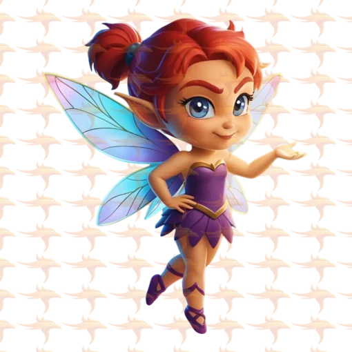 Fairy Chibi Girls Clipart Set 1 - Image 18