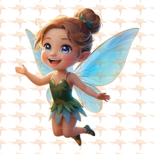 Fairy Chibi Girls Clipart Set 1 - Image 4