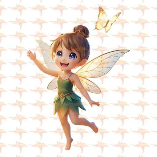 Fairy Chibi Girls Clipart Set 1 - Image 5