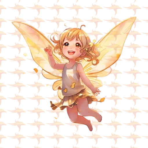 Fairy Chibi Girls Clipart Set 2 - Image 7