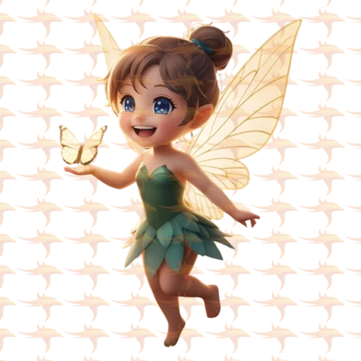 Fairy Chibi Girls Clipart Set 1 - Image 7