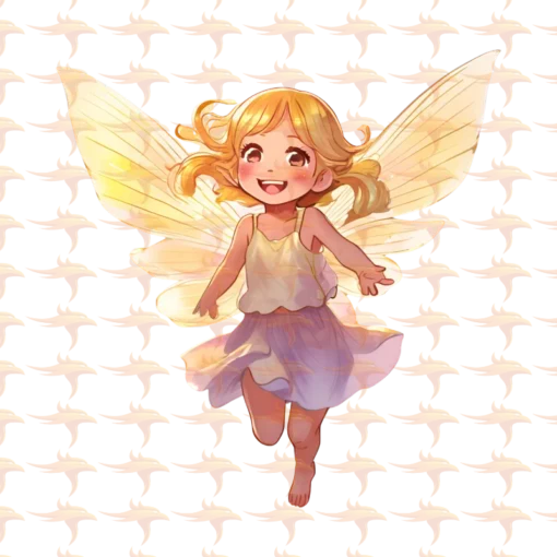 Fairy Chibi Girls Clipart Set 2 - Image 8