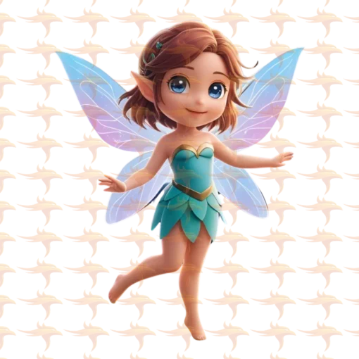 Fairy Chibi Girls Clipart Set 1 - Image 9