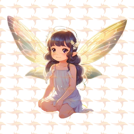 Fairy Chibi Girls Clipart Set 2 - Image 10