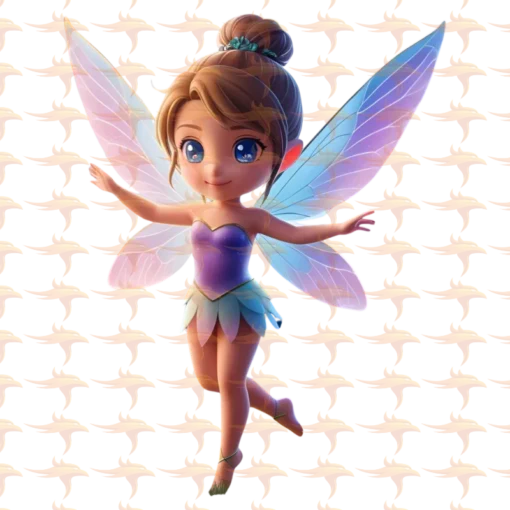 Fairy Chibi Girls Clipart Set 1 - Image 10