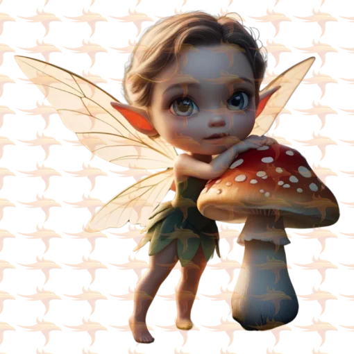 Fairy Chibi Girls Clipart Set 1 - Image 11