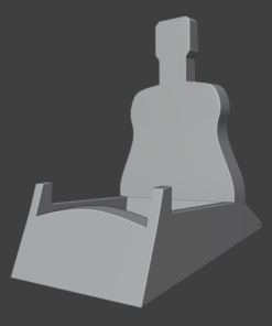 Alternative view of Guitar Stand Acoustic STL/OBJ