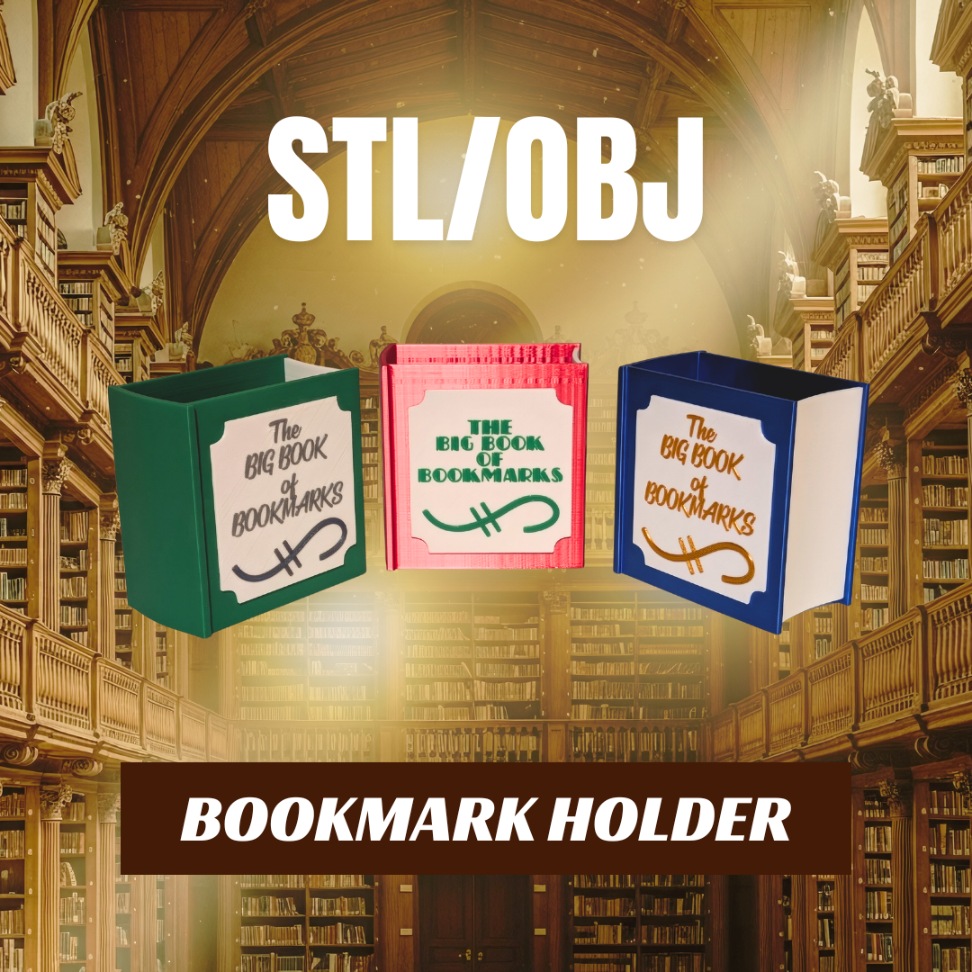 Book Bookmark Holder stl/obj