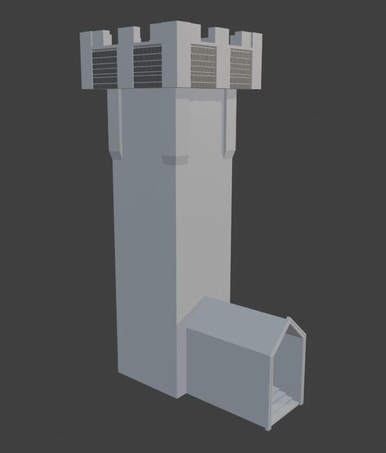 Cake Watch Tower Dice Tumbler STL/OBJ - Image 5