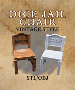 Dice Jail/Cuck Chair STL/OBJ