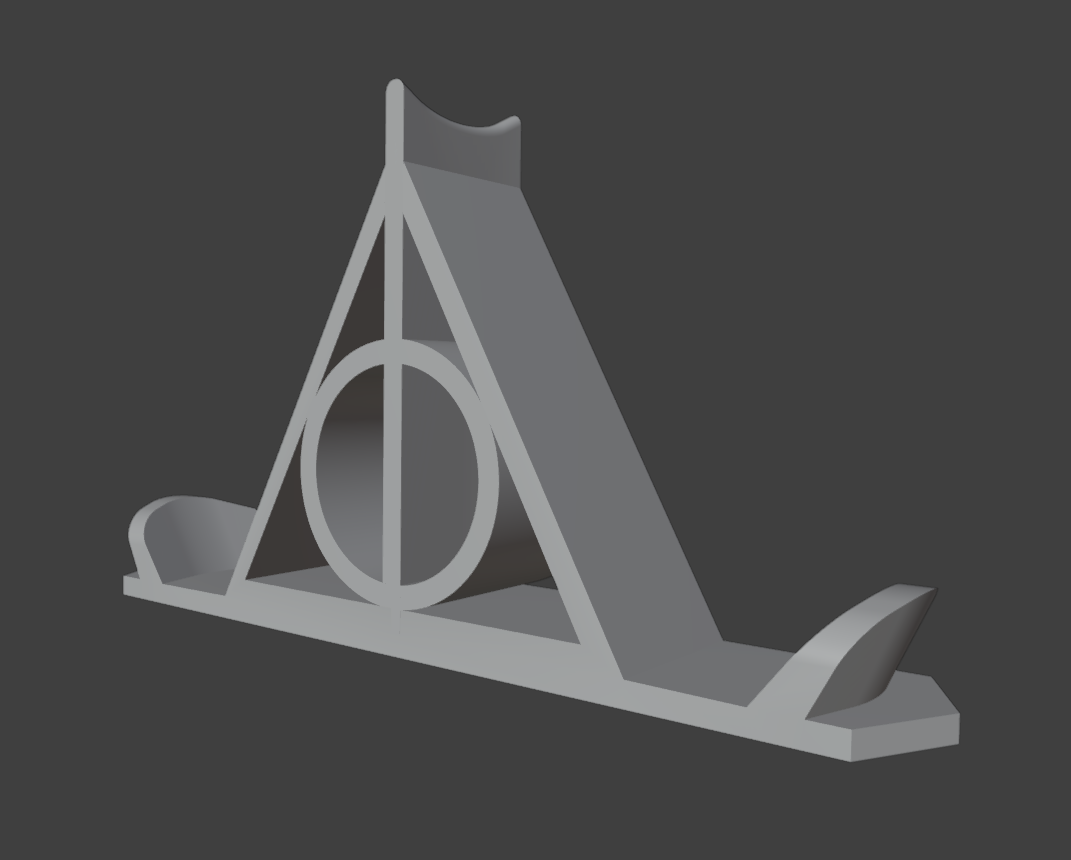 Triple Threat Wand Display Stand stl/obj Double - Image 3