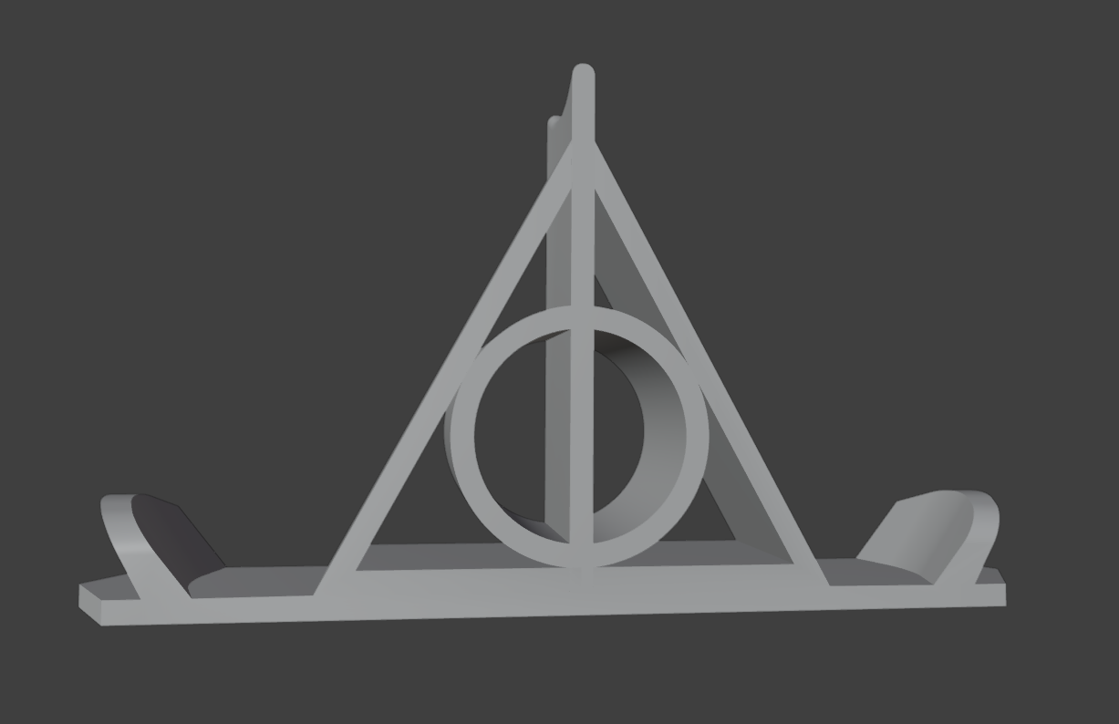 Triple Threat Wand Display Stand stl/obj Double - Image 4