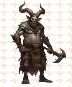 Alternative view of Grumpy Wood Imps Clipart Set 1