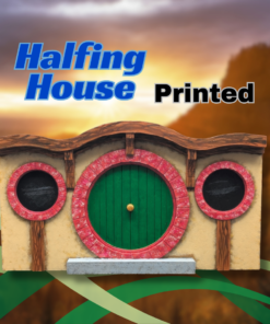 Halfling House Sign Printed