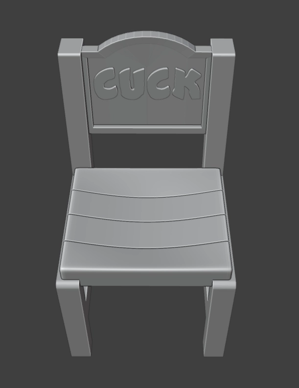 Dice Jail/Cuck Chair STL/OBJ - Image 4