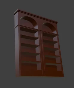 Alternative view of Large Bookcase STL