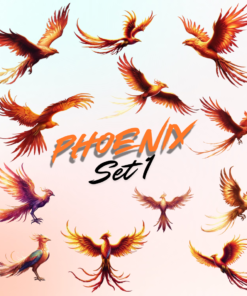 Phoenix Clipart Set 1