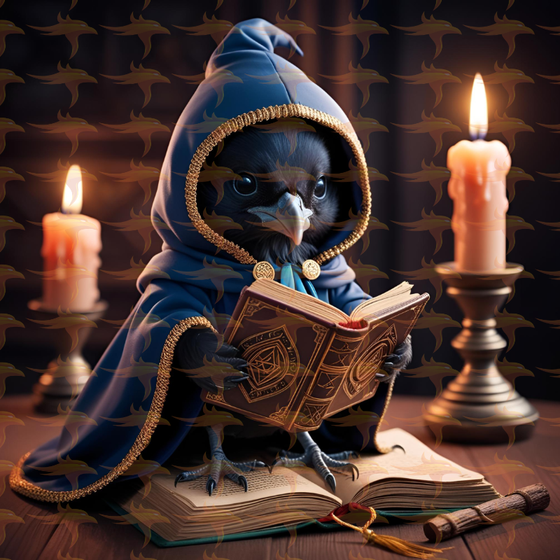 Quirky Raven Wizards Clipart Set 1 - Image 12