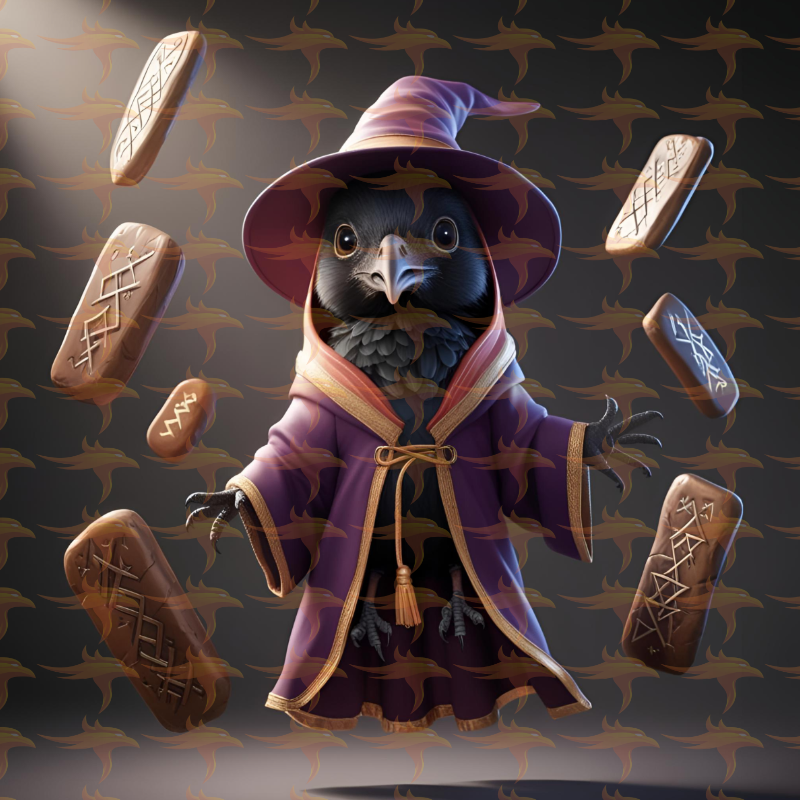 Quirky Raven Wizards Clipart Set 1 - Image 15