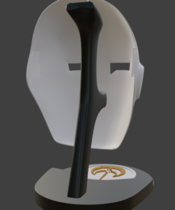 Alternative view of Temple Guard Helmet Stand STL/OBJ