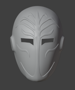 Alternative view of Temple Guard Helmet/Stand Combo STL/OBJ