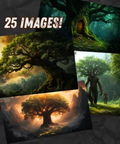 Mystical Trees Digital Wallpapers